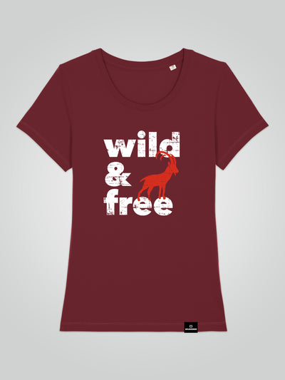 Wild & Free - Women's Fitted T-Shirt