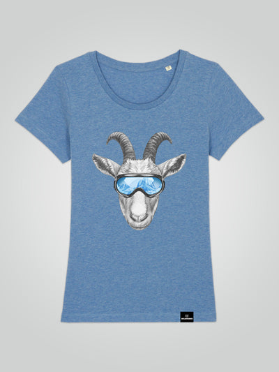 Winter Goat - Women's Fitted T-Shirt